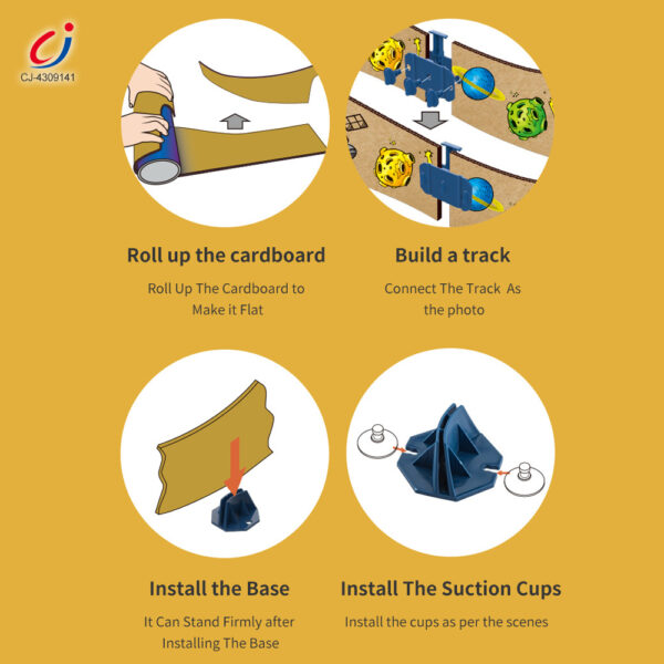 Wholesale DIY Tank Cardboard Track Toy - Educational Toy