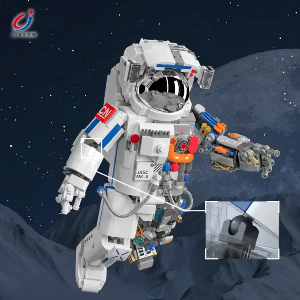 Wholesale Astronaut Model Toy with Movable Joints & Electroplated Helmet - Premium and High Precision - Image 3