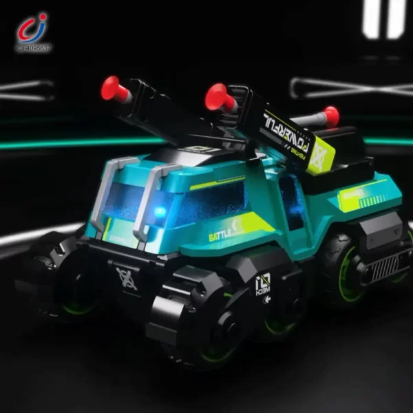 Wholesale Diecast Ejection 2-in-1 Chariot with Deformation, Lights, and Battle Play - Image 2