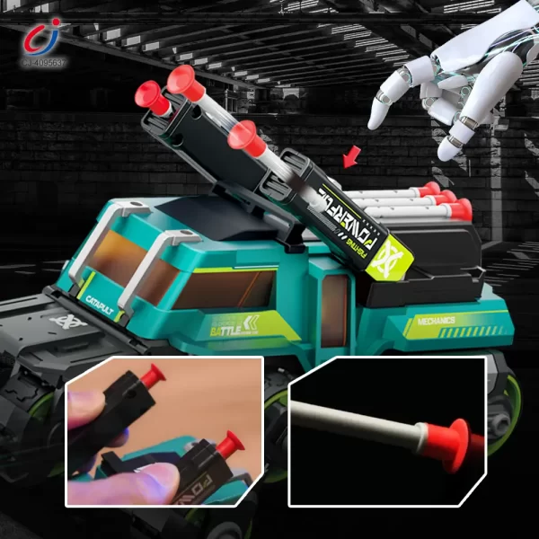 Wholesale Diecast Ejection 2-in-1 Chariot with Deformation, Lights, and Battle Play - Image 5