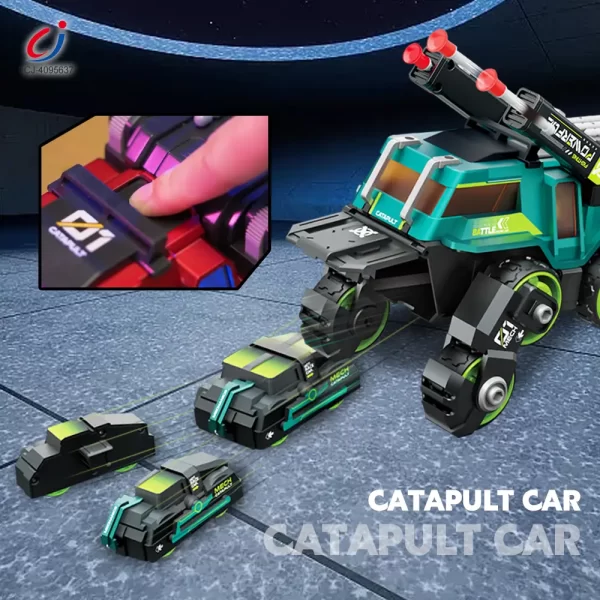 Wholesale Diecast Ejection 2-in-1 Chariot with Deformation, Lights, and Battle Play - Image 6
