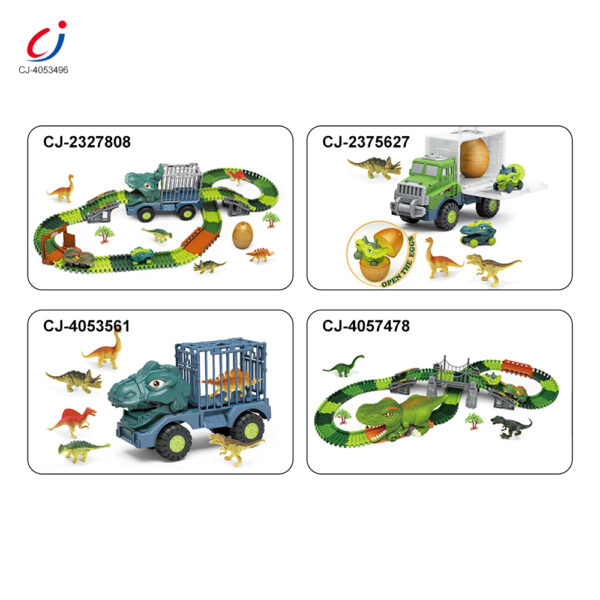 Wholesale Tunnel Race Track Toy - Dinosaur Style Car & Realistic Rubber — изображение 5
