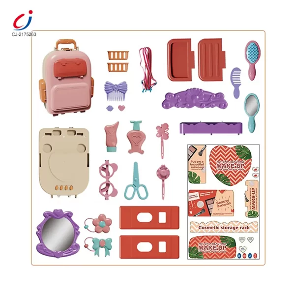 Wholesale 3-in-1 Kids Dresser Backpack with Light & Music for Fun Role Play, Pretend Play Toy - Image 3