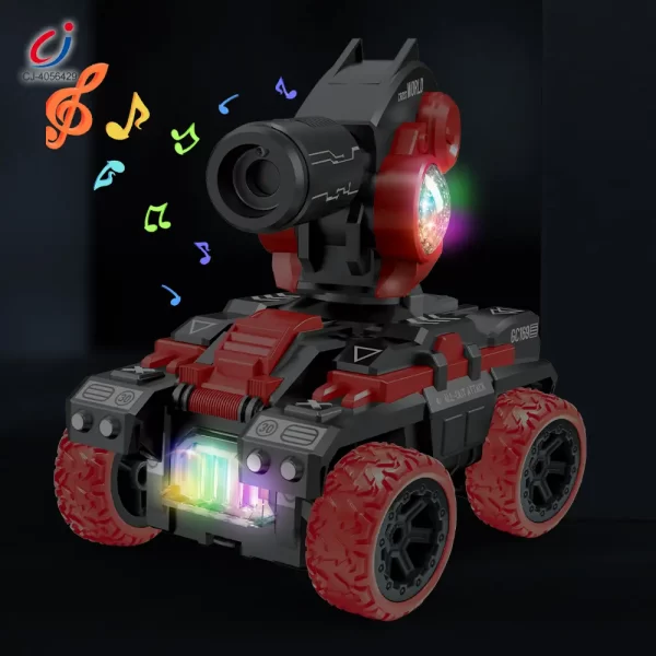 Wholesale Remote Control Spray Tank Toy with 360° Turret, Mist Effect, and Battle Mode - Image 4