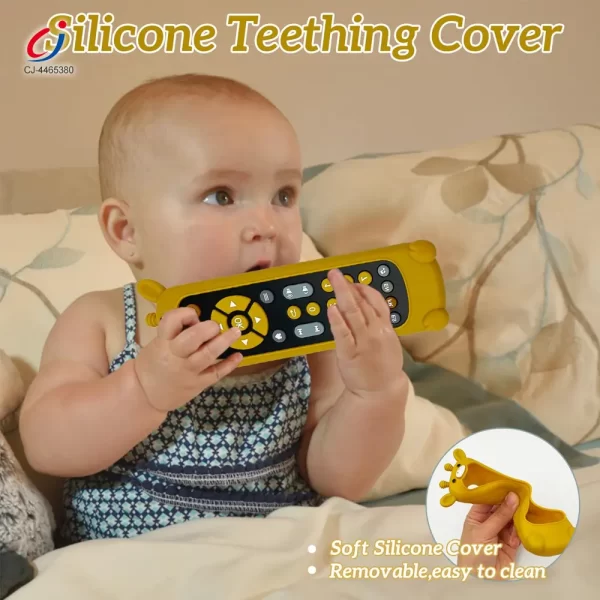 Wholesale Baby Remote Control Toy with Multi-Language Learning & Teething-Safe Design - Image 3