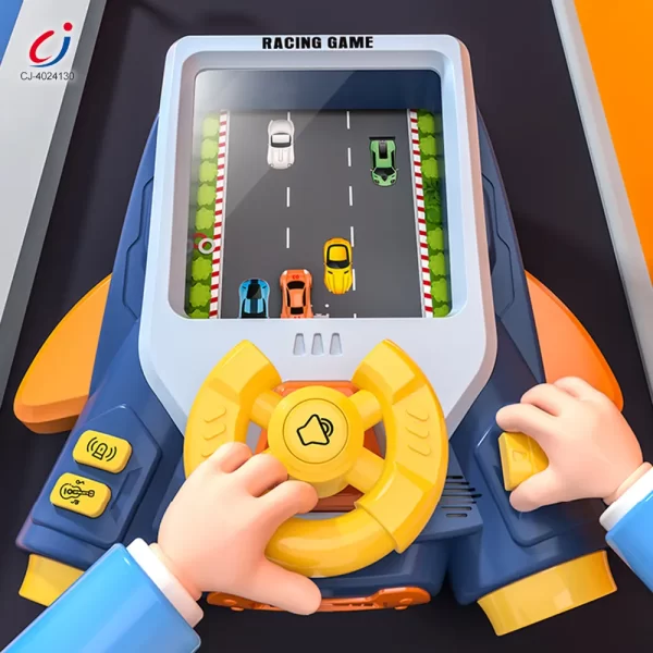 Wholesale 2-in-1 Driving & Space Flight Simulation Toy with Lights, Sounds, and Interactive Controls – Image 2