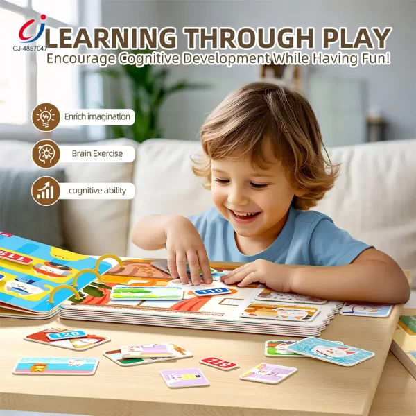 Wholesale Magic Sticker Book for Kids with Four Learning Themes & Reusable Design - Image 3