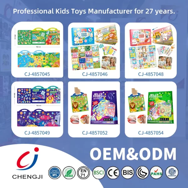Wholesale Magic Sticker Book for Kids with Four Learning Themes & Reusable Design - Image 7
