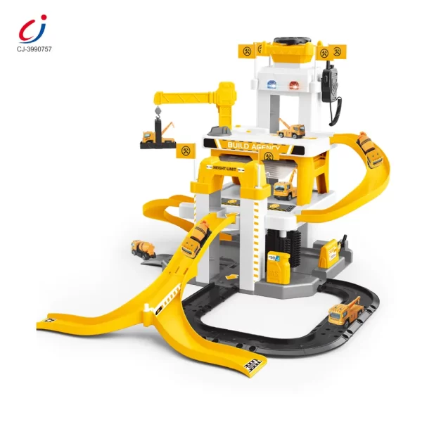 조명, 사운드 및 인터랙티브 기능이 있는 도매 엔지니어링 주차장 장난감