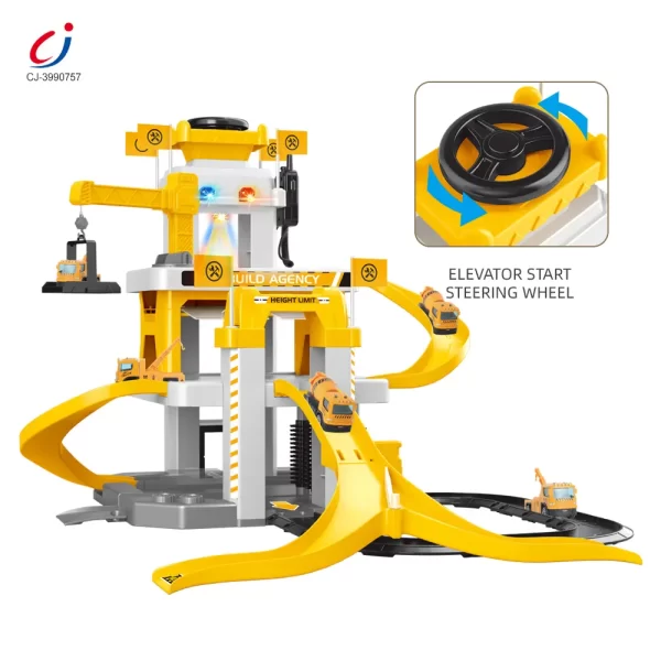 Wholesale Engineering Parking Lot Toy with Lights, Sounds & Interactive Features - Image 2