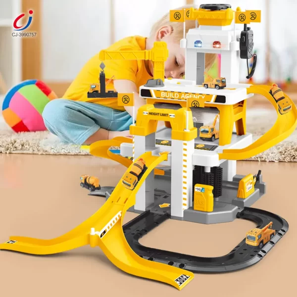 Wholesale Engineering Parking Lot Toy with Lights, Sounds & Interactive Features - Image 4