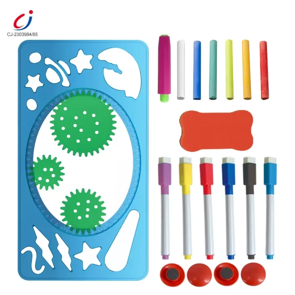 Bulk Kids Dual-Sided Painting Table with Chalkboard & Whiteboard - Image 2