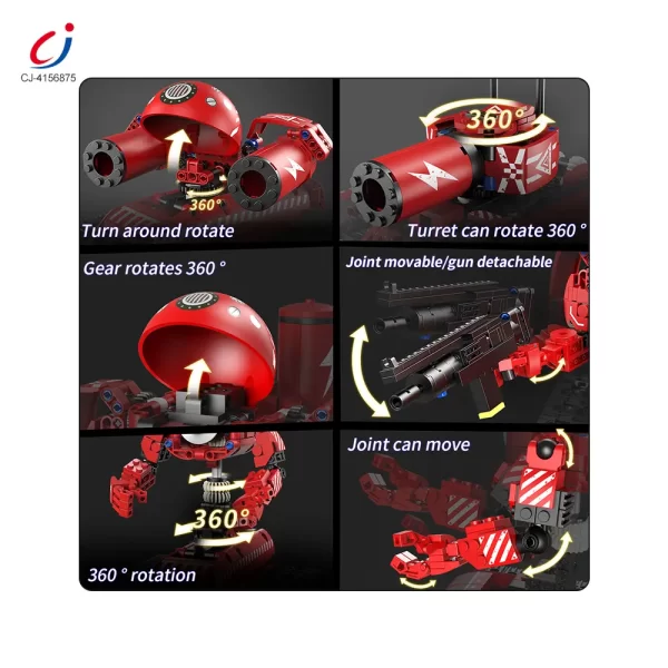 Wholesale 5-in-1 Programming Electric Robot with RC/APP Control & Transformable Models - Image 4
