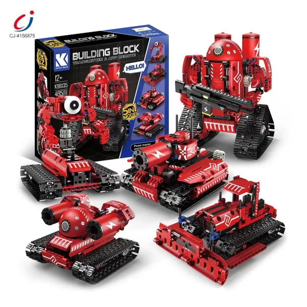 Wholesale 5-in-1 Programming Electric Robot with RC/APP Control & Transformable Models - Image 7