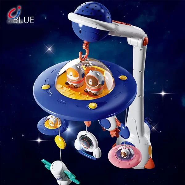 Wholesale Soothing Space Bed Bell with Star Projection, Music, and Rotating Pendant - Image 2