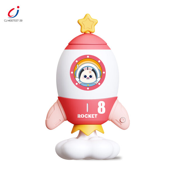 Wholesale Rocket Piggy Bank Toy with Night Light - Educational Toy