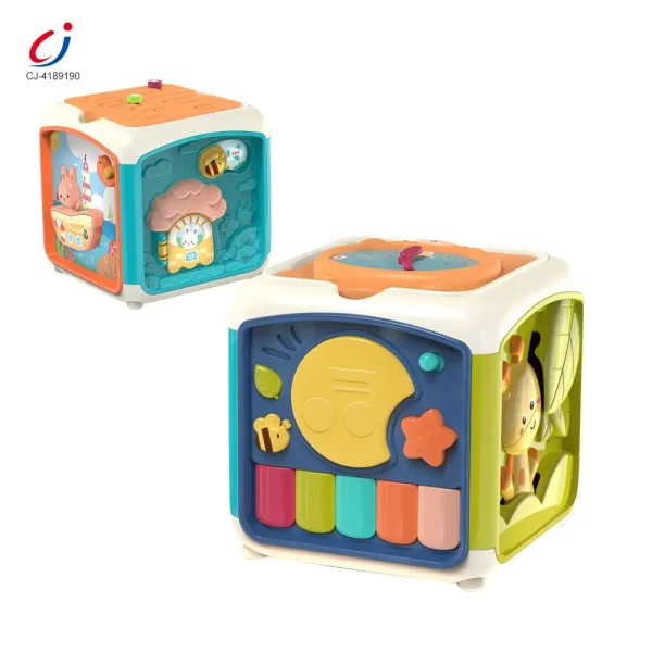 Wholesale 7-in-1 Activity Cube Seven Facet Toy with Music, Shapes, and Interactive Play