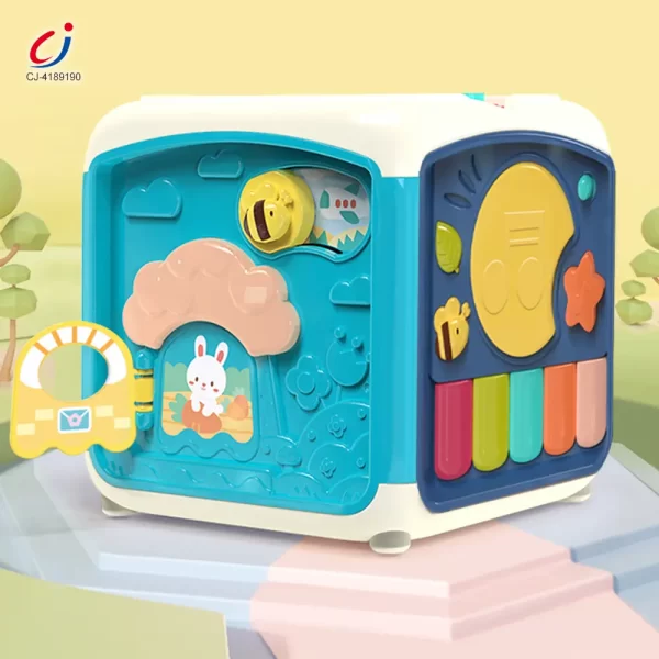Wholesale 7-in-1 Activity Cube Seven Facet Toy with Music, Shapes, and Interactive Play - Image 5