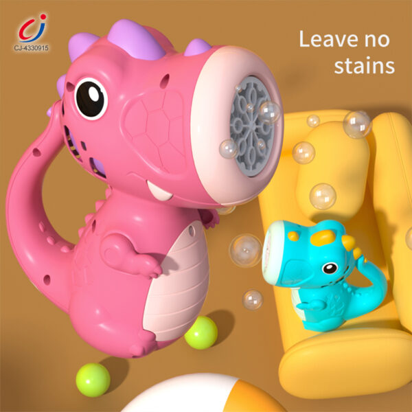 Wholesale Cute Dinosaur Bubble Machine with Lights & Music - Image 3