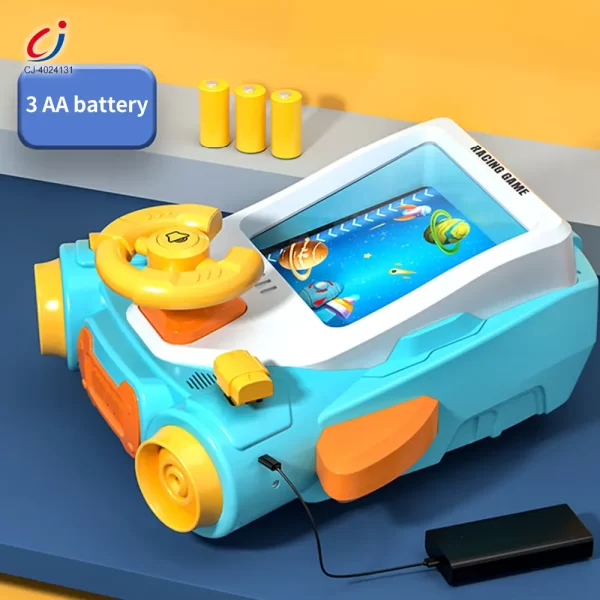 Wholesale 2-in-1 Space Car Game Machine Toy with Lights, Sounds, and Dual Charging Options - Image 5