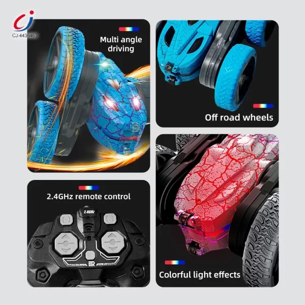 Wholesale All-Terrain RC Stunt Car - 2.4GHz and 360° Flips - Image 2