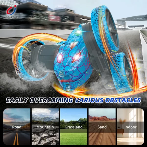 Wholesale All-Terrain RC Stunt Car - 2.4GHz and 360° Flips - Image 3