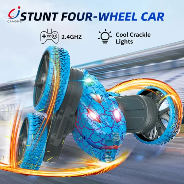 Wholesale All-Terrain RC Stunt Car - 2.4GHz and 360° Flips - Image 6