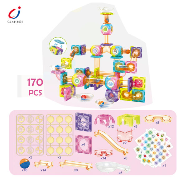 Wholesale Transparent 3-in-1 Magnetic Building Blocks – Image 3