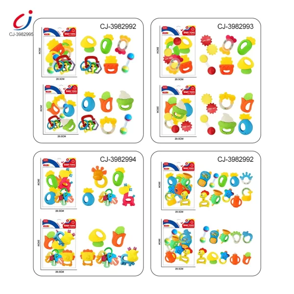 wholesale rattle teether silicon (5)