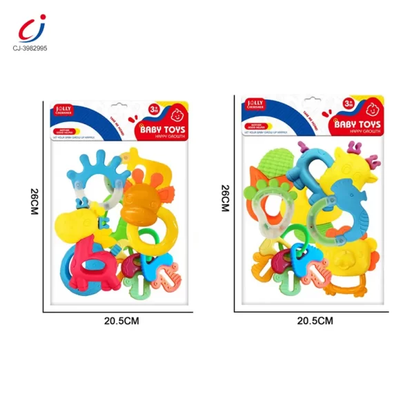 wholesale rattle teether silicon (6)
