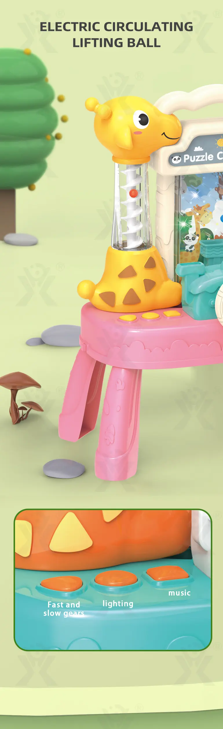 details of Cartoon bean catching machine (3)