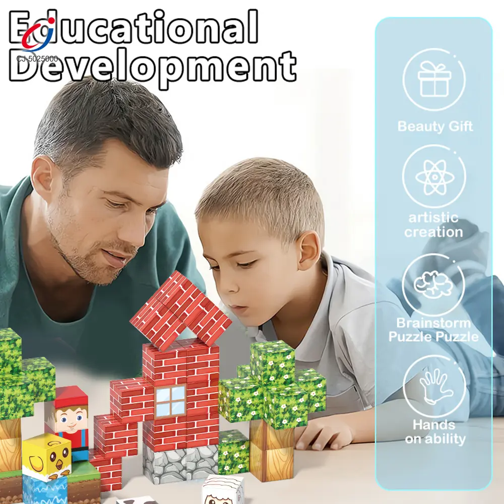 Wholesale 2cm Magnetic Building Blocks Manufacturer – Educational Toys for Children to Build Creatively – Image 4
