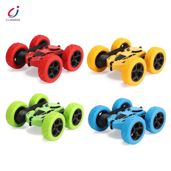 Wholesale 2.4G Remote Control Double-sided Stunt Car Toys - Image 2