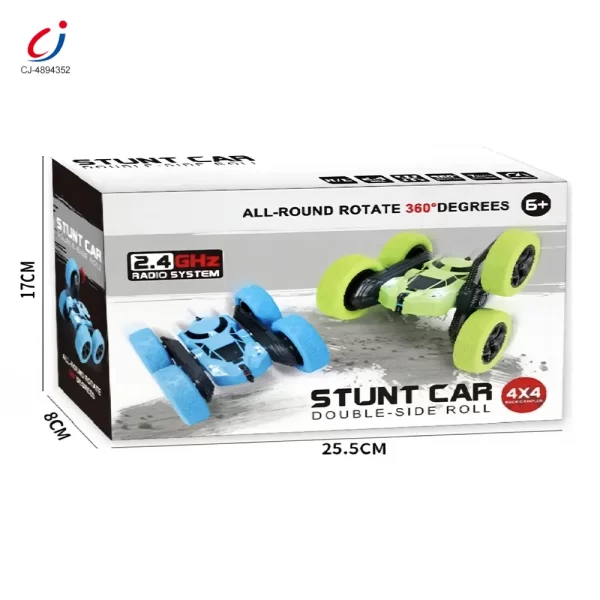 Wholesale 2.4G Remote Control Double-sided Stunt Car Toys - Image 6