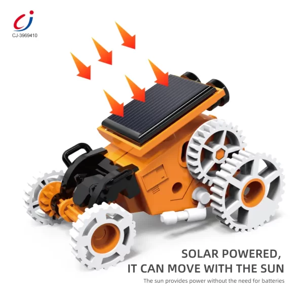 Wholesale 7-in-1 Solar Robot Toy, Solar Powered, Transform to Different Shapes, DIY Funs - STEM Kit Toys