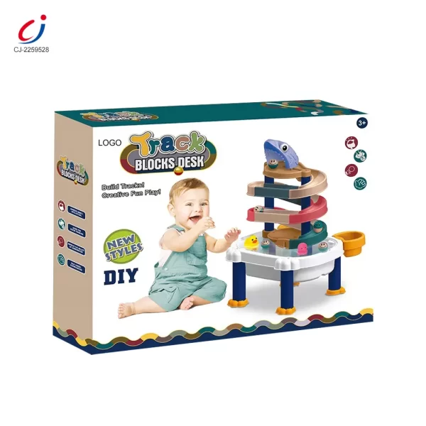 Wholesale Track Building Block Table Toy For Babies' Creative Playing - Bath, Swimming Pool, Beach Functional