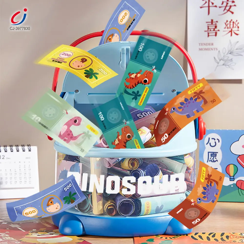 Wholesale Dinosaur Piggy Bank, Transparent Deposit Box With a Wish Book, ABS Material - Image 7