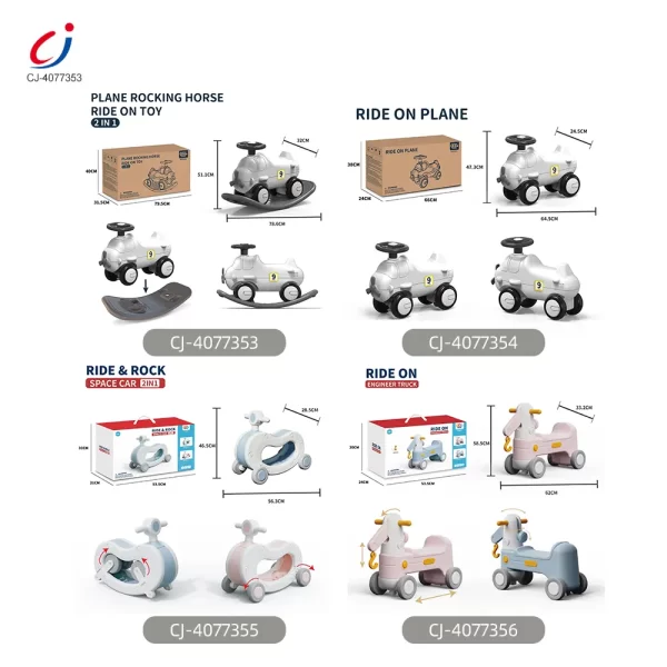 Mayorista Caballo balancín 2 en 1 y Scooter, a partir de 3 años