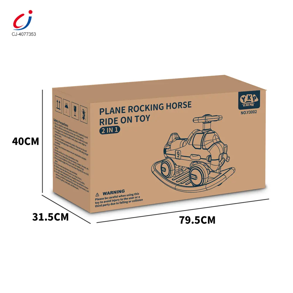 Wholesale 2-in-1 Rocking Horse & Scooter Toy, 3 Years and Up - Imagen 6