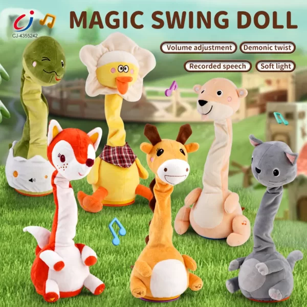 Wholesale Swinging Cute Duck Toy - Battery Operated Toy, Suitable For Babies Under 2