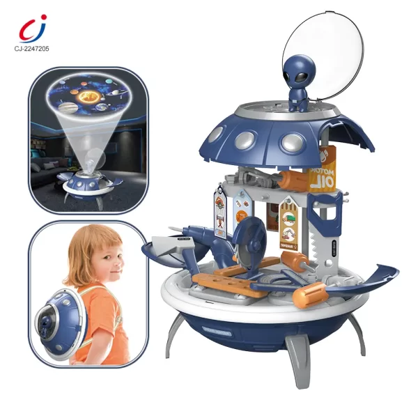 wholesale UFO tool storage backpack with planet projection (2)