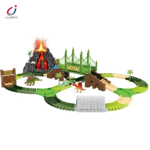 wholesale Volcano dinosaur tracks electric light music spray (1)