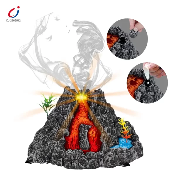 wholesale Volcano dinosaur tracks electric light music spray (4)