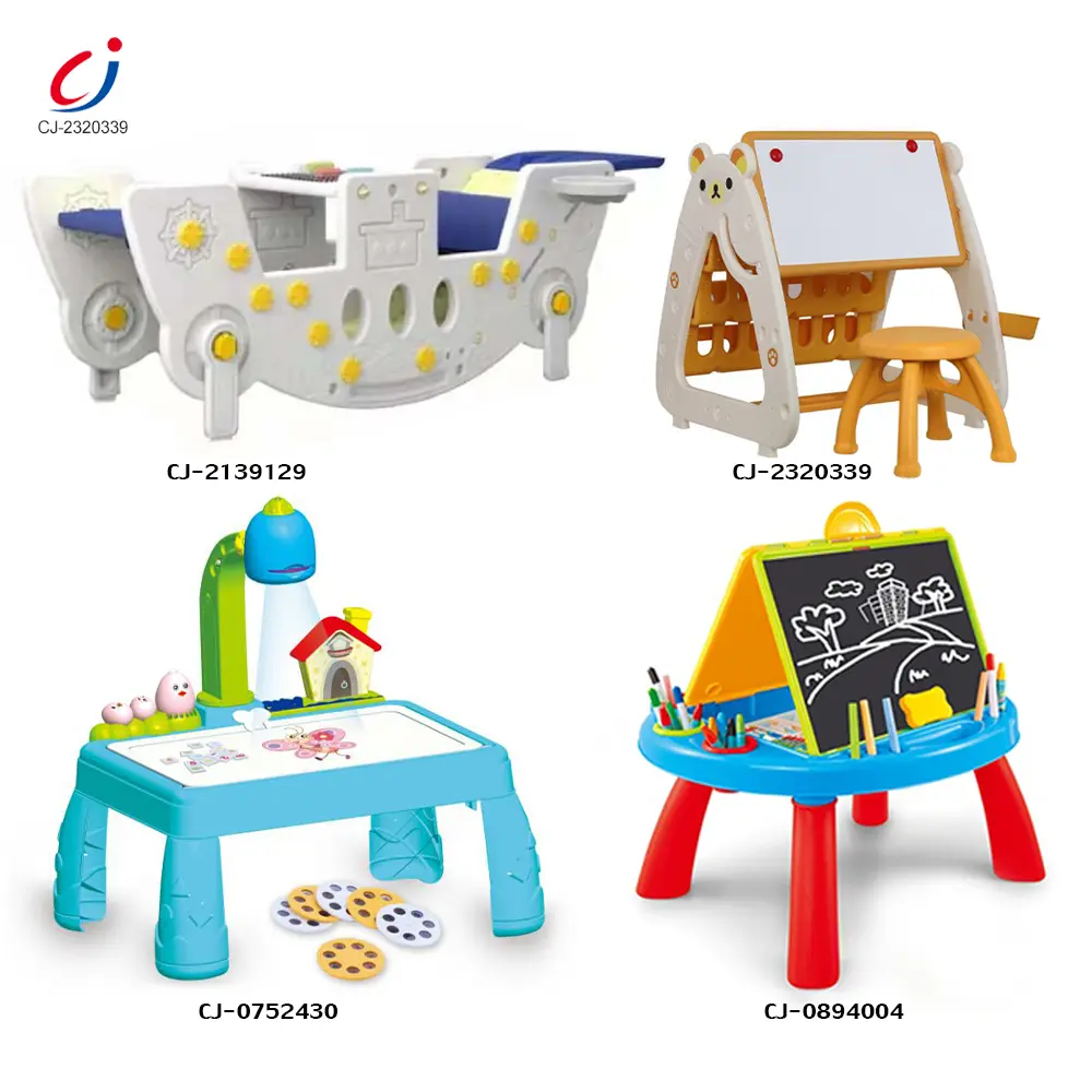 Wholesale 3-in-1 Study Table for Kids, Desk, Drawing Board & Bookshelf - Educational Toy - Image 7