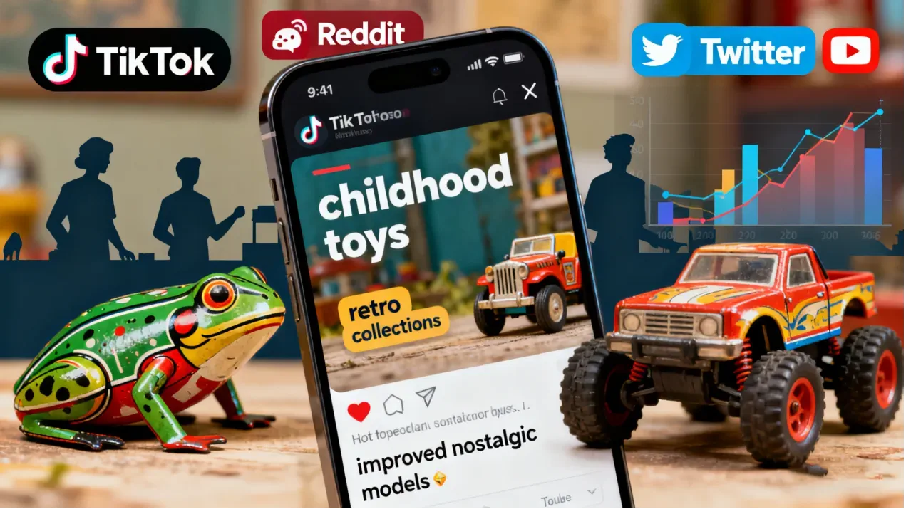 social media discussion about toy development