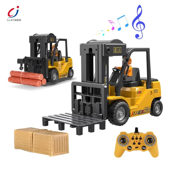 Wholesale Remote Control Forklift Toys – Simulated Lifting and Lowering, with Sound and Light Effects
