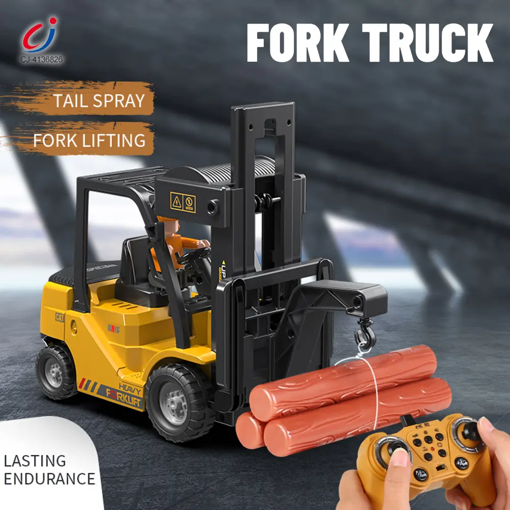 Wholesale Remote Control Forklift Toys – Simulated Lifting and Lowering, with Sound and Light Effects - Image 2