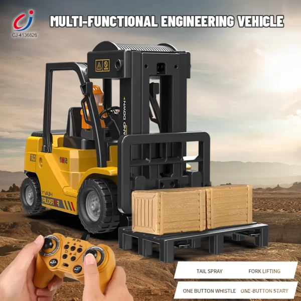 Wholesale Remote Control Forklift Toys – Simulated Lifting and Lowering, with Sound and Light Effects