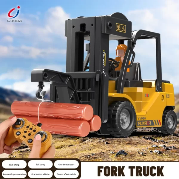 Wholesale Remote Control Forklift Toys – Simulated Lifting and Lowering, with Sound and Light Effects