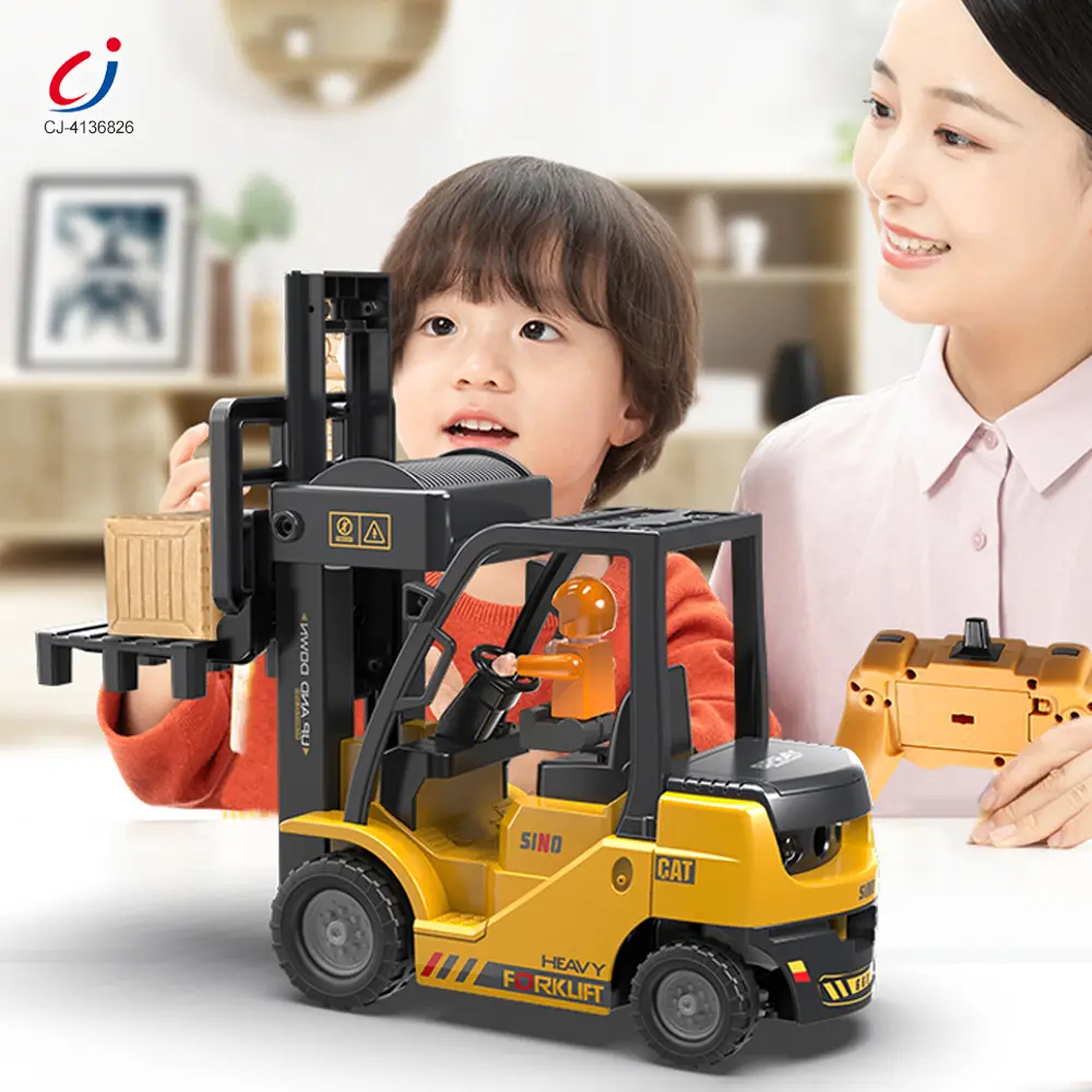 Wholesale Remote Control Forklift Toys – Simulated Lifting and Lowering, with Sound and Light Effects - Image 8